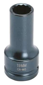 Impact socket 3/4" 12-point deep  19mm redirect to product page