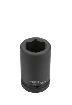 Impact socket 1" 6-point deep 40mm