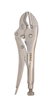 V curved jaw locking pliers 250mmL