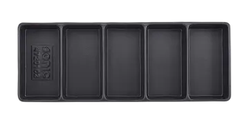 Empty tray, 5 compartments (145x370x48mm) redirect to product page