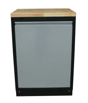 MSS 674mm cabinet with recycle bin with wooden worktop redirect to product page