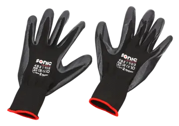 Gloves nitrile coated nylon size 10 extra large redirect to product page