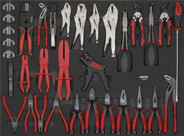 Pliers & cutting set (9 Germany) SFS, 34-pcs redirect to product page