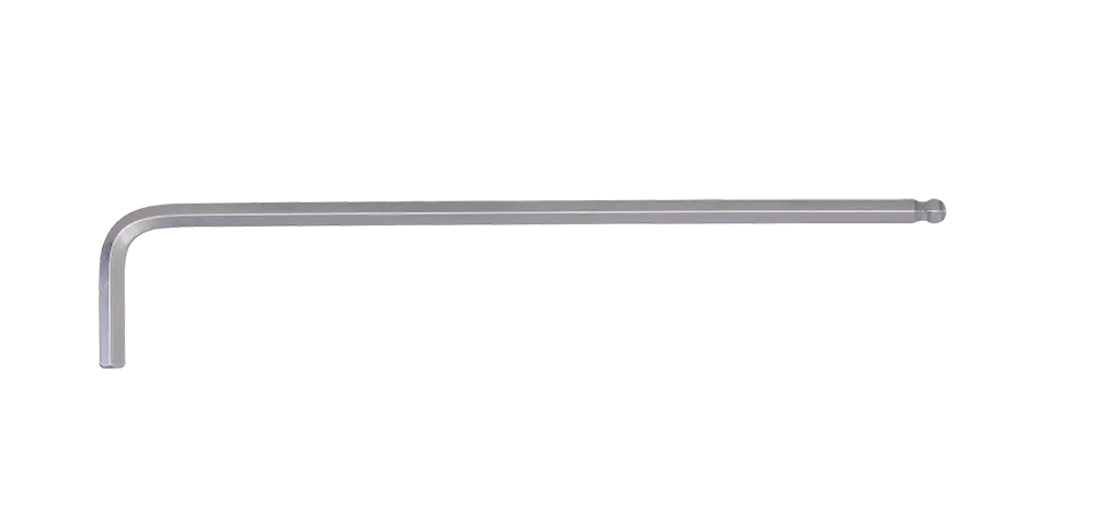 Key wrench hex ball ended extra long 1.27mm