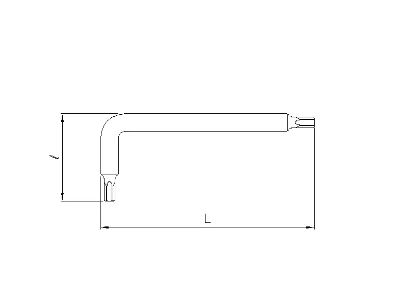 Key wrench TX extra long T50