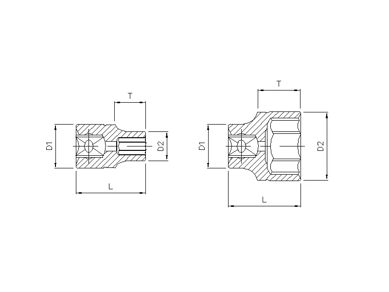 Socket 1/4'', TX E5