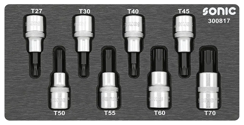 BMCS bit socket set TX 1/2" 8-pcs.