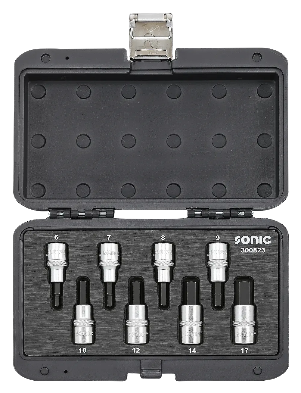 BMCS bit socket hex set 1/2" 8-pcs.