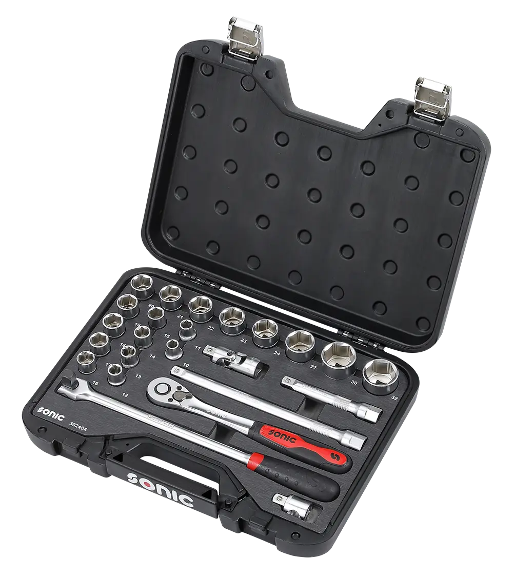 BMCS socket set 1/2" 24-pcs.