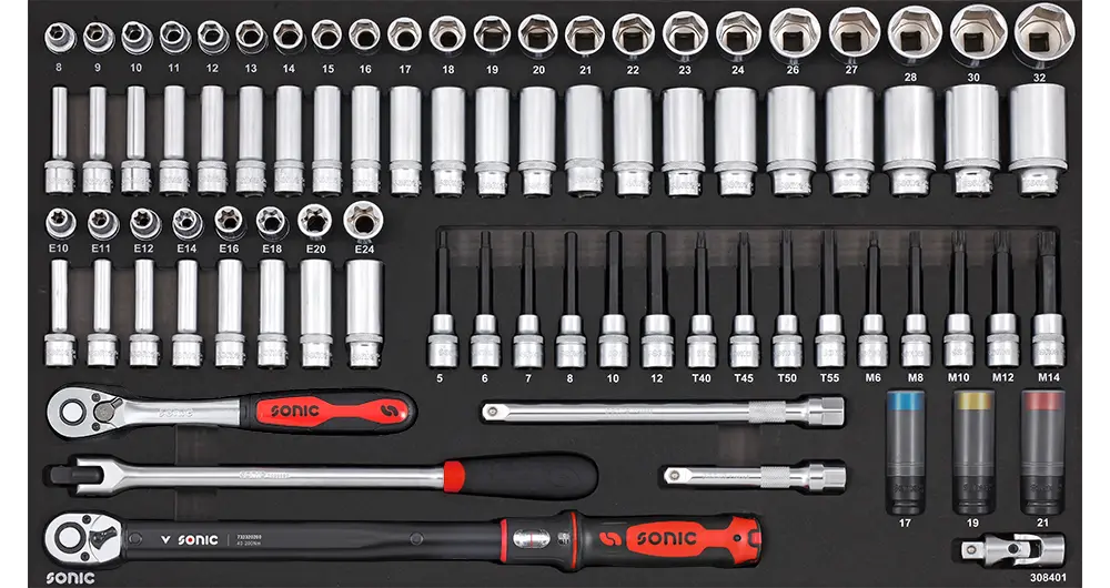 Socket set SFS-L 84-pcs.