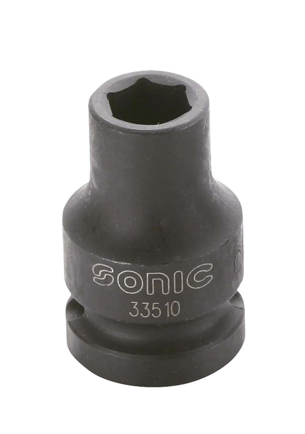 Impact socket 1/2" 6-point 10mm