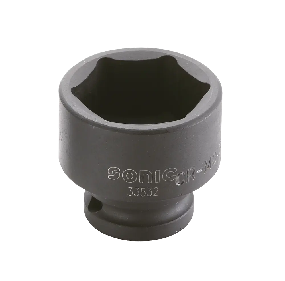 Impact socket 1/2" 6-point 13mm