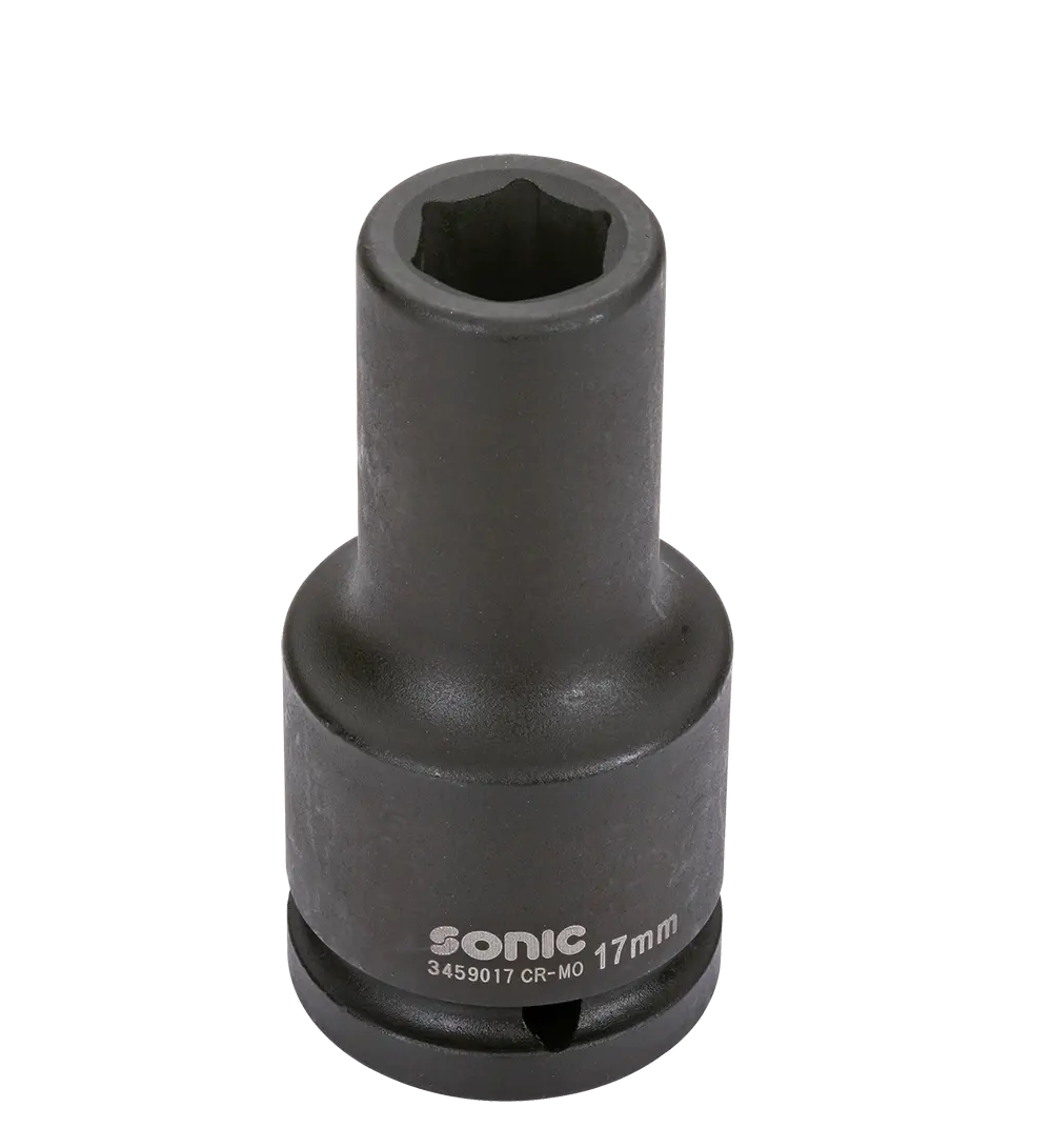 Impact socket 3/4" 6-point deep 35mm