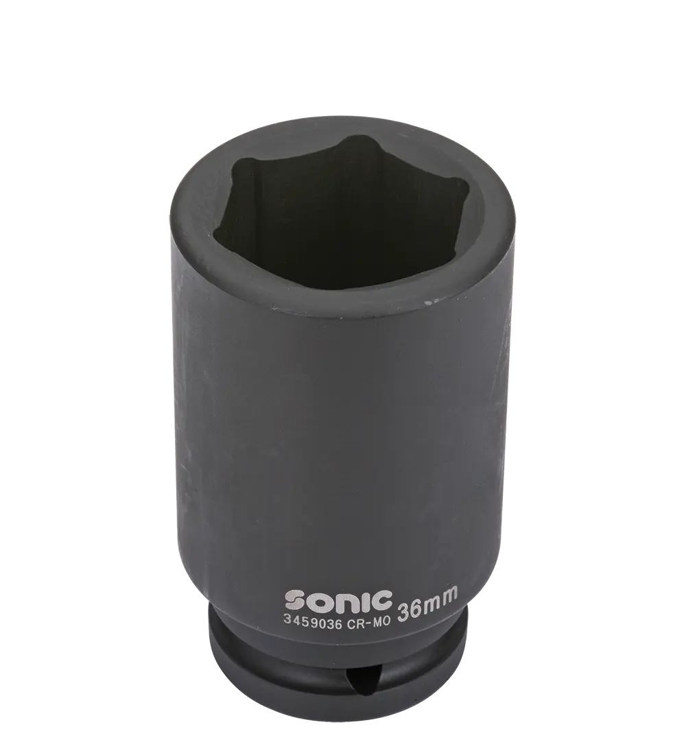 Impact socket 3/4" 6-point deep 54mm