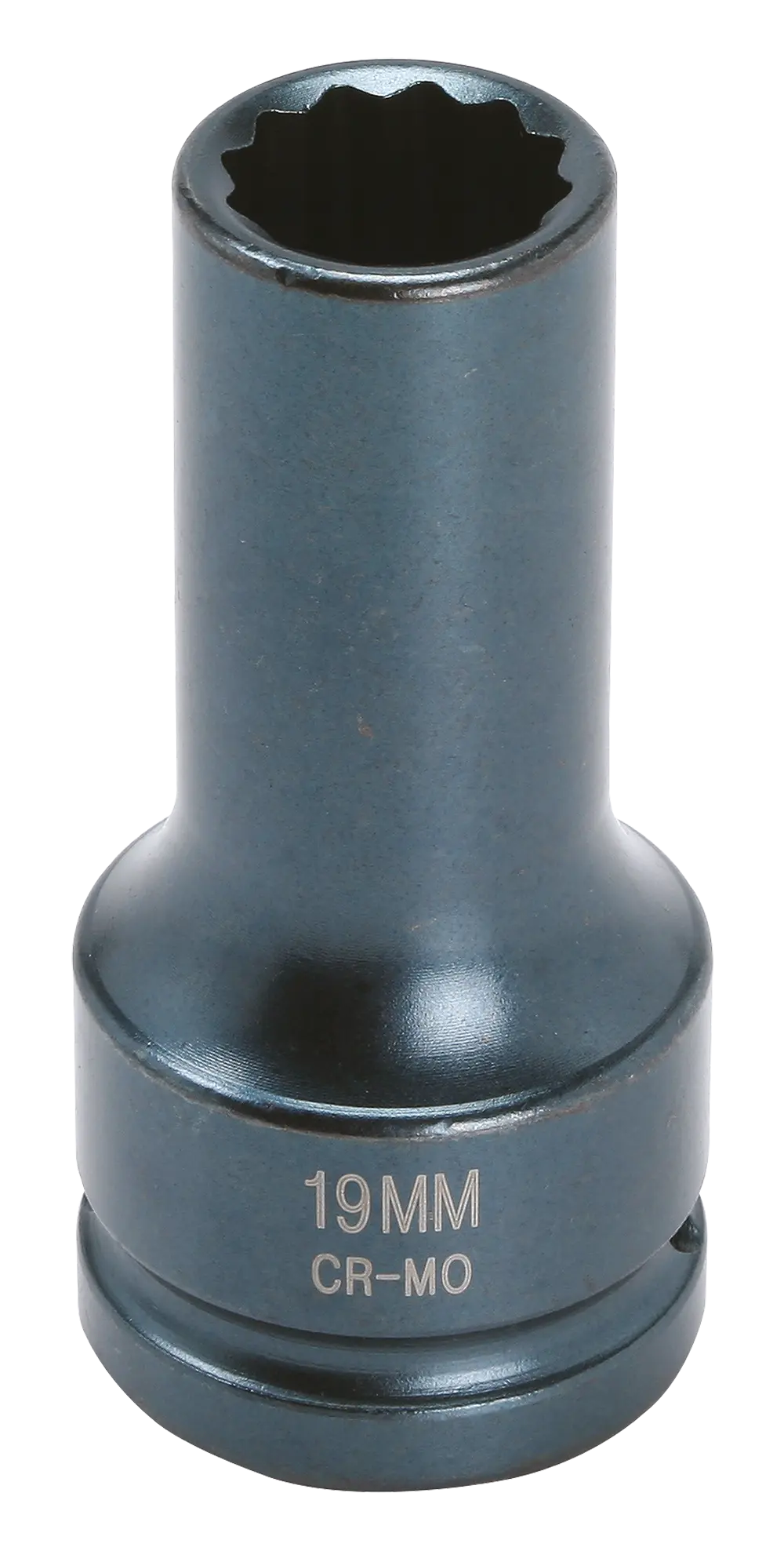 Impact socket 3/4" 12-point deep  19mm
