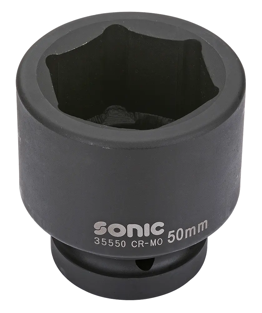 Impact socket 1" 6-point 60mm