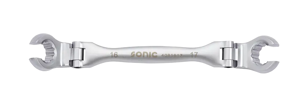 Flexible flare nut wrench 8x9mm