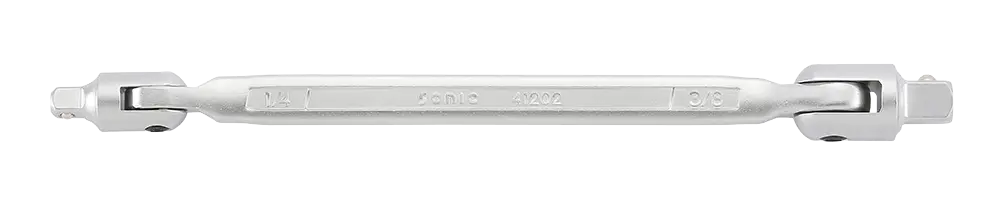 Hinged driver 1/4" M - 3/8" M hex