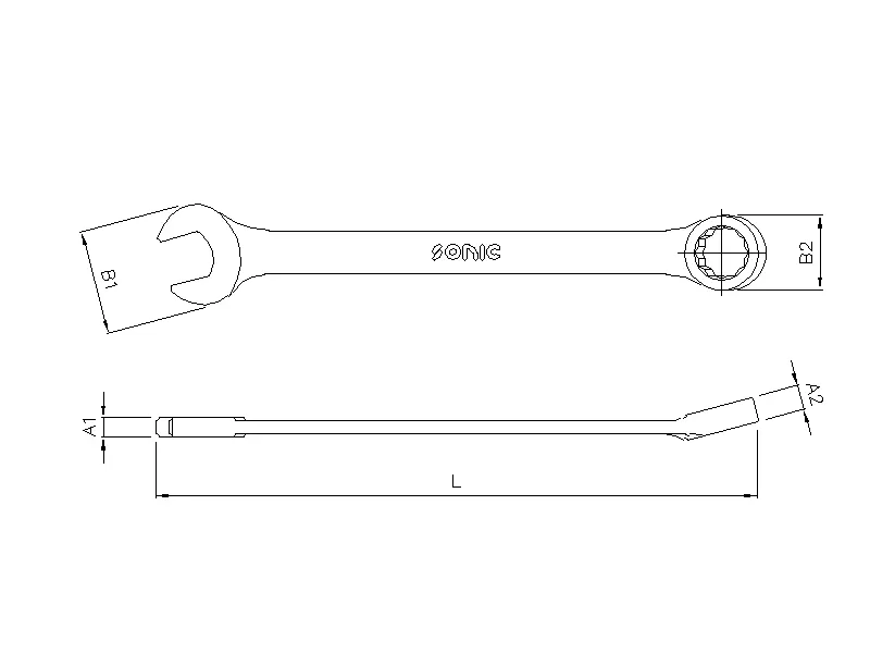 Combination wrench extra long 18mm