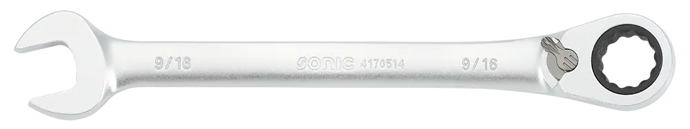 Reversible ratcheting wrench 11/32"