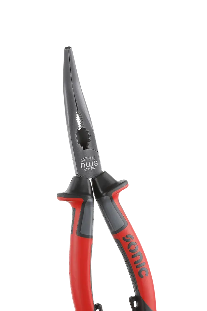 Bent long nose pliers 8"