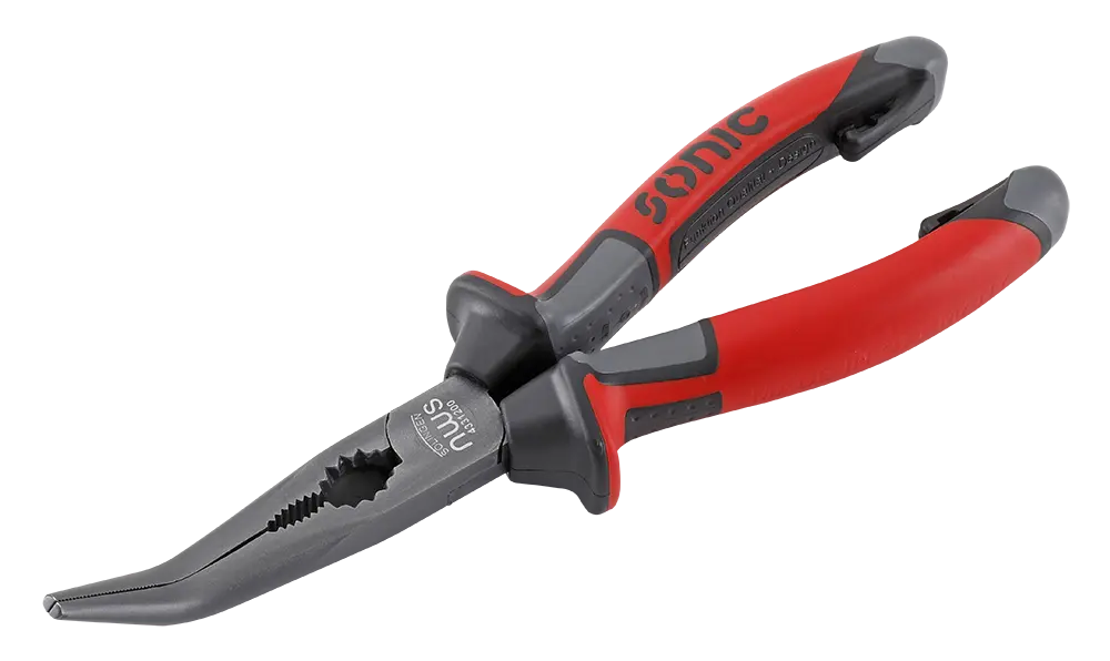 Bent long nose pliers 8"