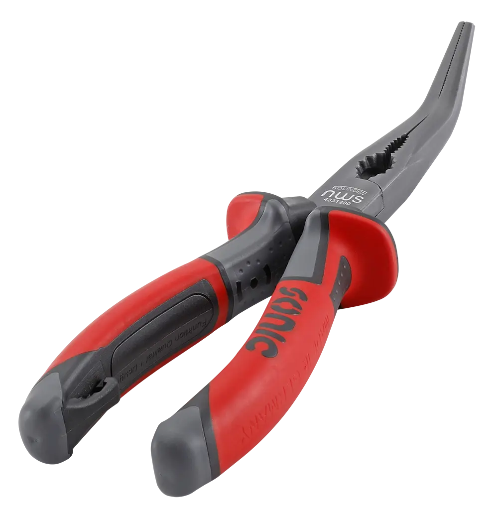 Bent long nose pliers 8"