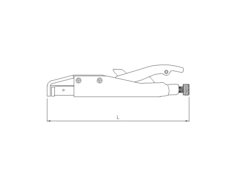 Multi-grip pliers Straight jaw