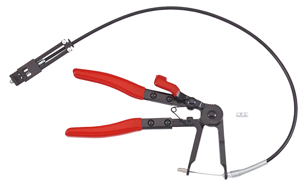 Flexible cable hose clamp removing pliers