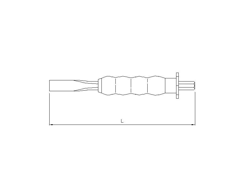 Grip chisel 140mmL 10mm