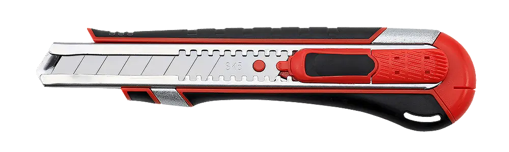 Utility knife incl. 10 spare blades
