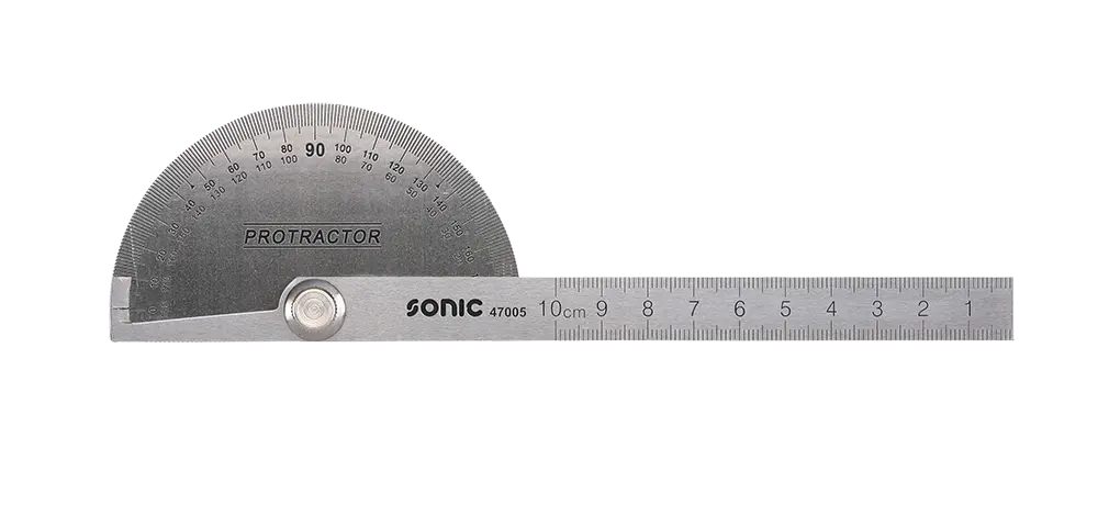 Stainless steel protractor