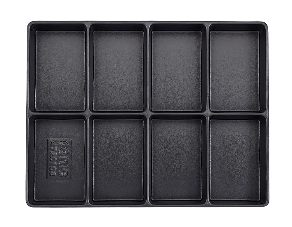 Empty tray, 8 compartments (290x370x48mm)
