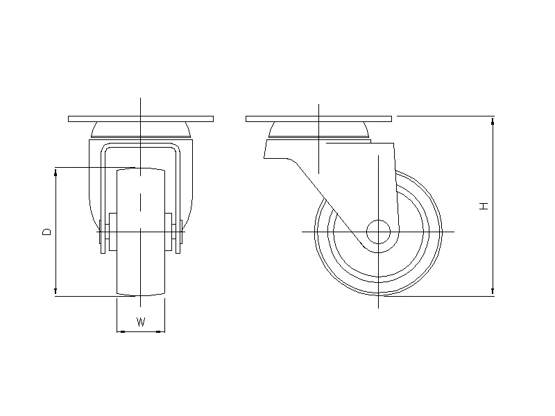 MSS caster compatible with 47451