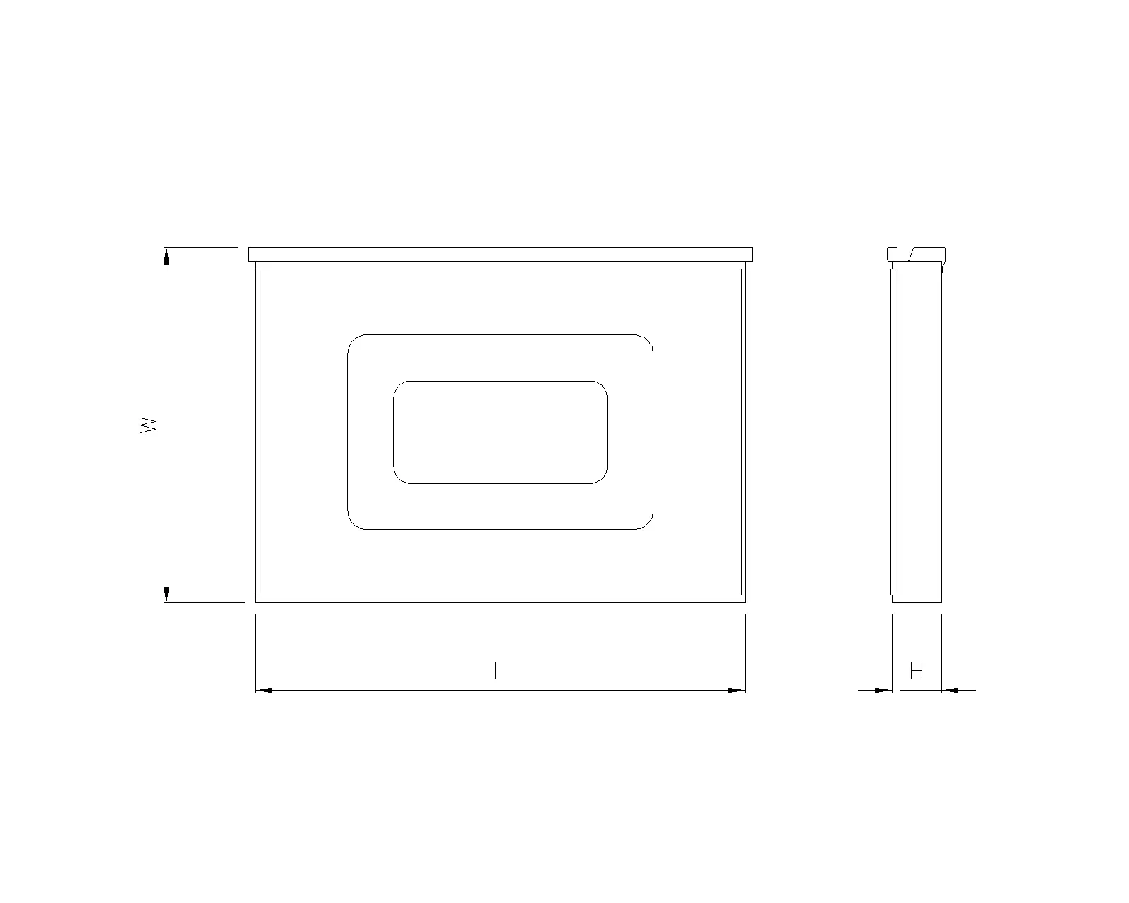 Small drawer dark grey for S9 toolbox