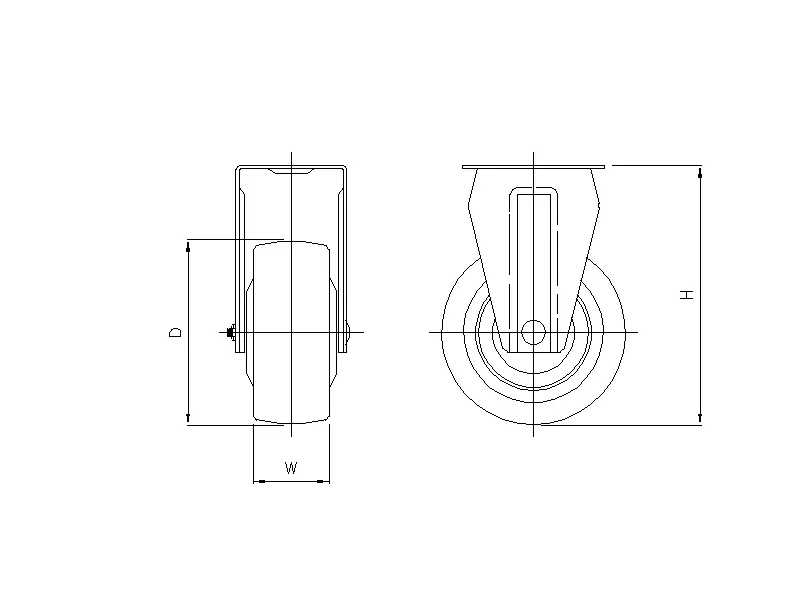 Caster set and handle for S9 topbox