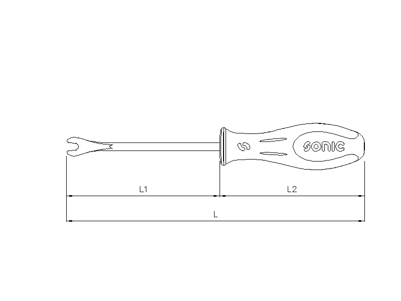 Trim pad tool 1/4"x115mm
