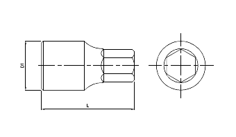 Drain plug key hex 12mm