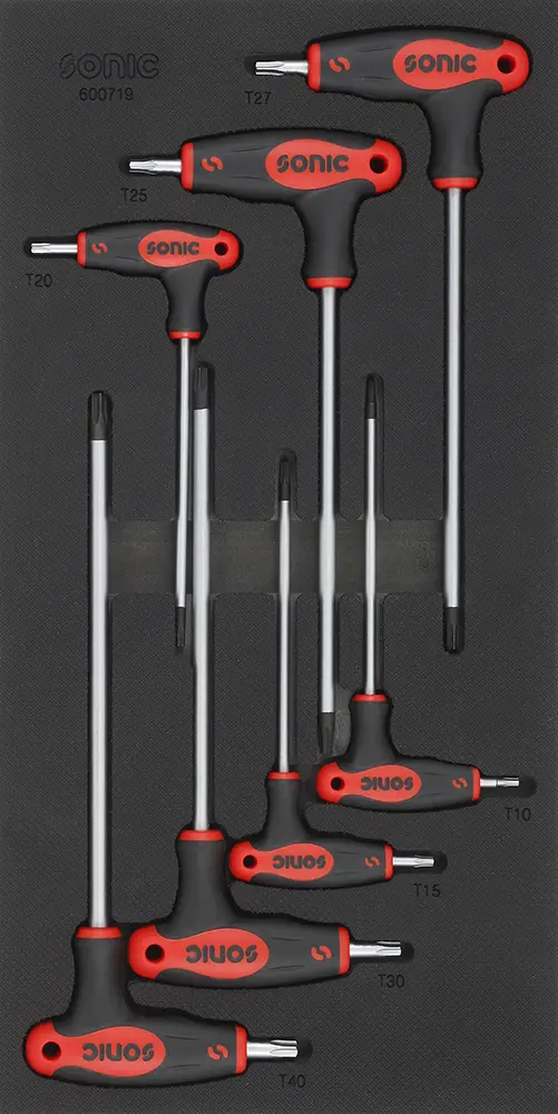 Key wrench set TX t-handle SFS-S 7-pcs.