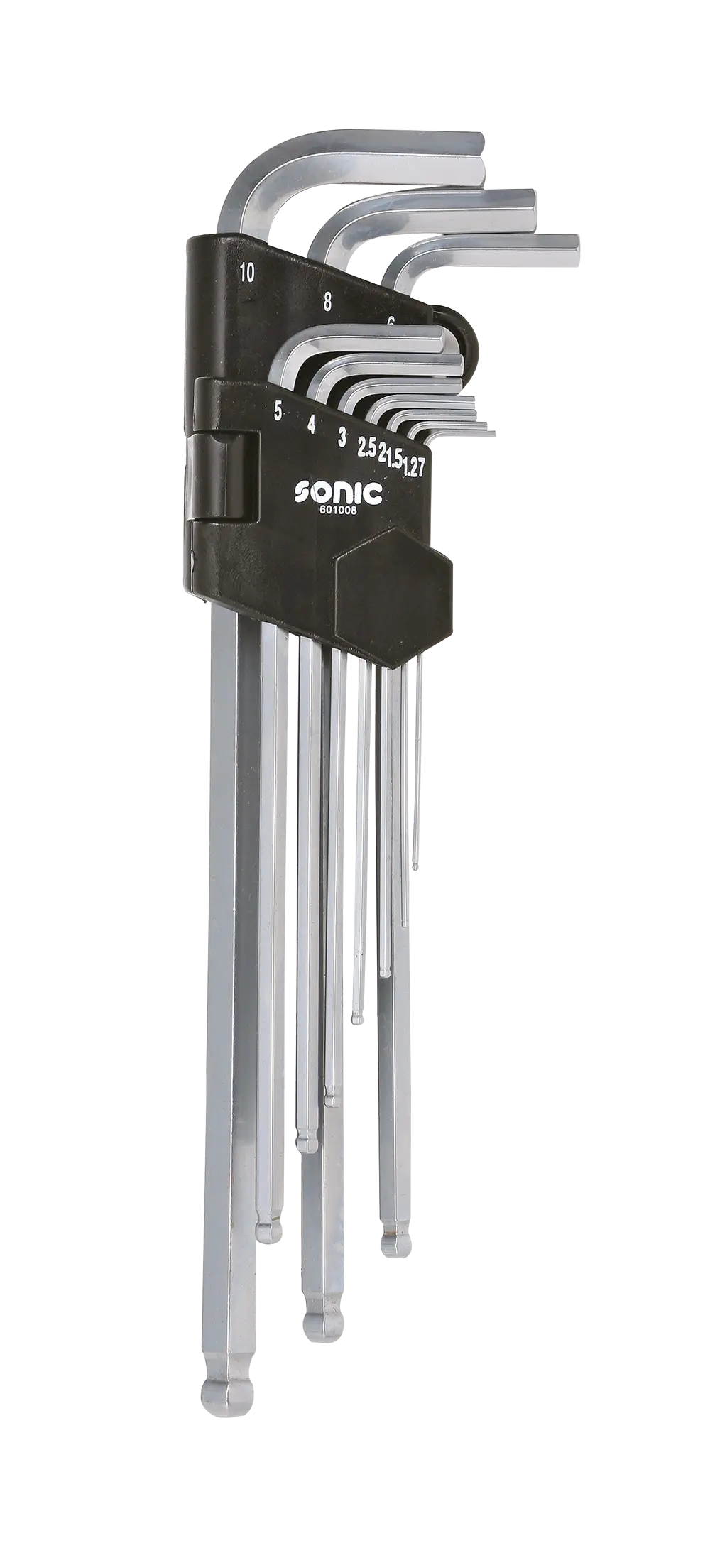 Key set hex ball ended long 10-pcs.