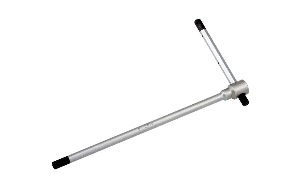 Key wrench set hex T-handle 3-tip 10-pcs