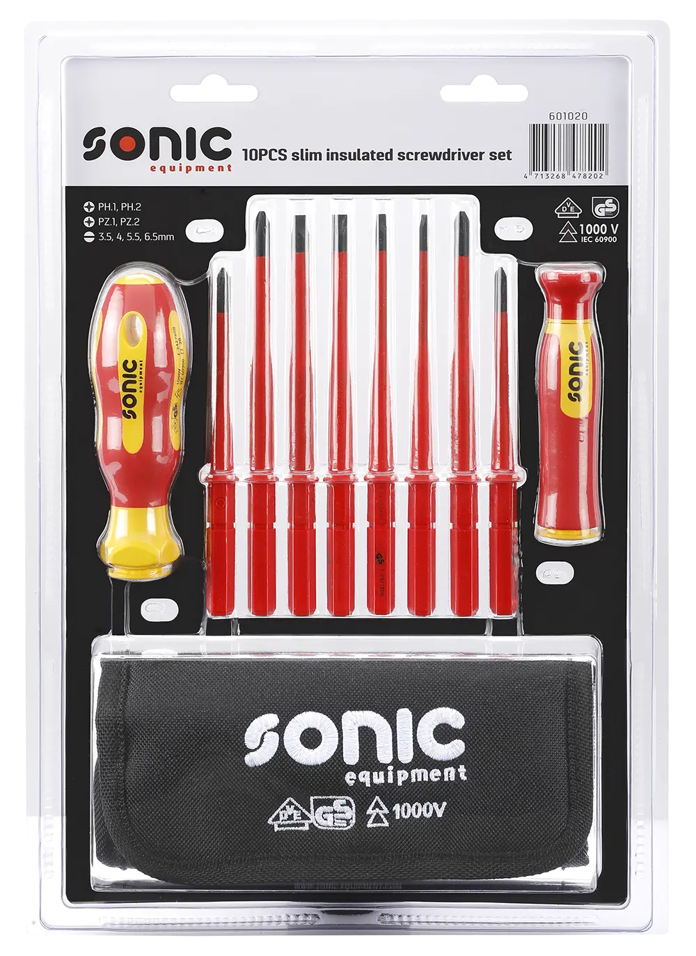 Insulate screwdriver set 10-pcs.