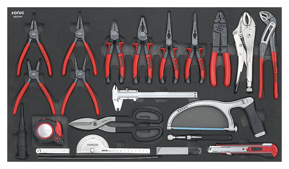 Pliers and cutting set SFS-L 22-pcs.
