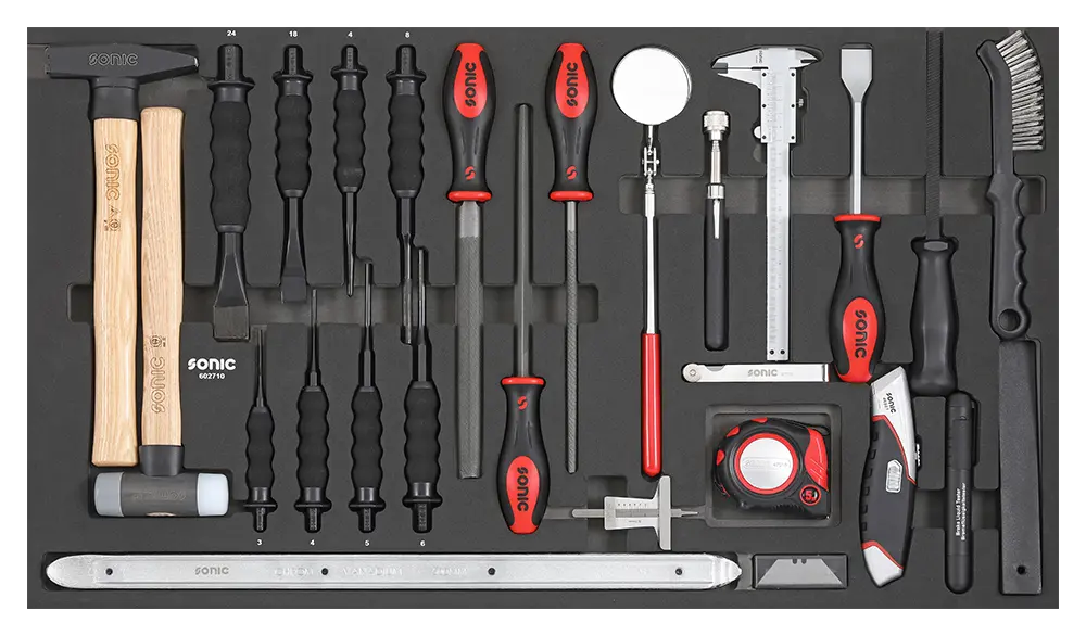 Hammer and chisel set SFS-L 27-pcs.