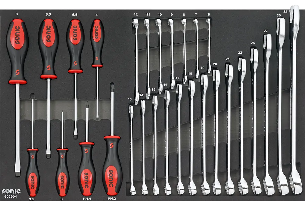 Screwdriver and wrench set SFS-M 29-pcs.