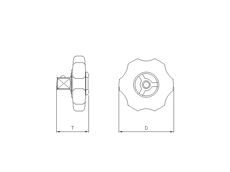 Disc ratchet 1/4" 72 teeth