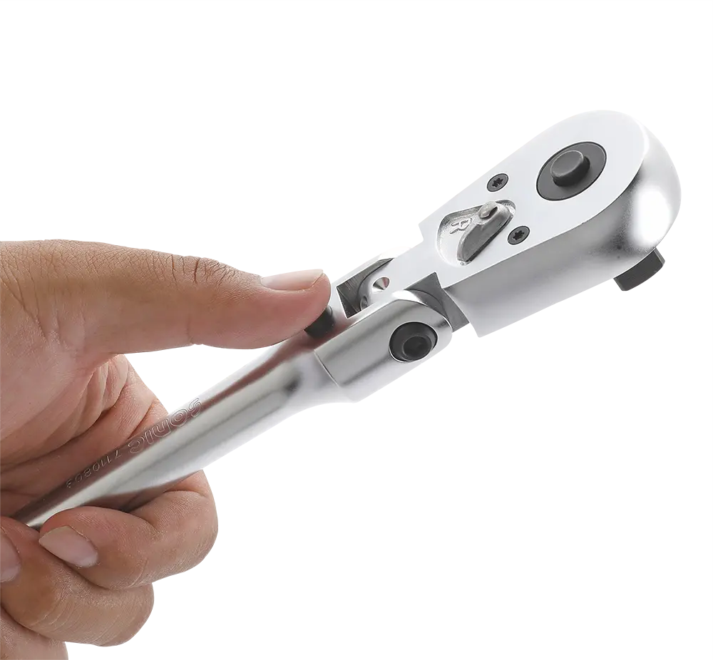 Flexible ratchet 1/2" 45 teeth with lock function