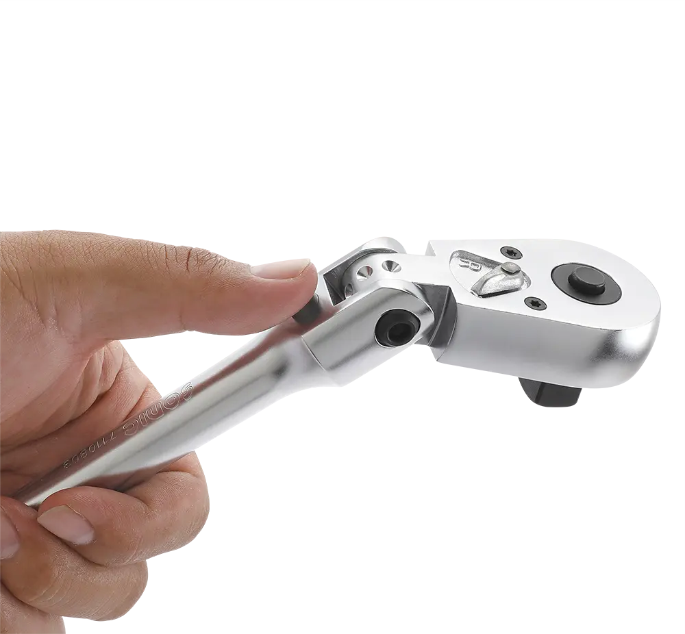 Flexible ratchet 1/2" 45 teeth with lock function