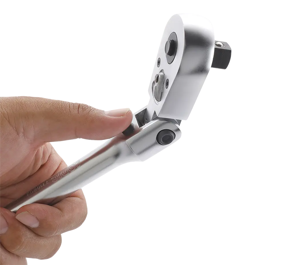 Flexible ratchet 1/2" 45 teeth with lock function