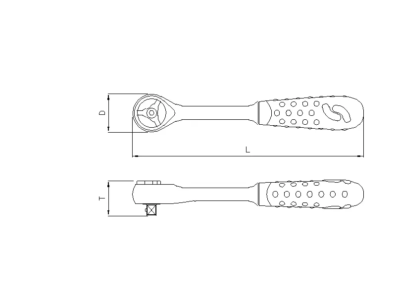 Ratchet 1/4" 72 teeth